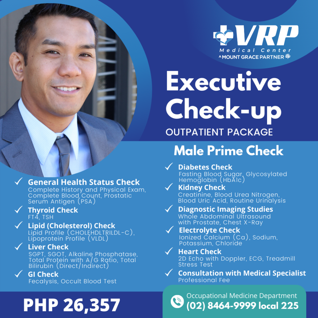 VRP Medical Center s Executive Check Up And Healthcare Packages